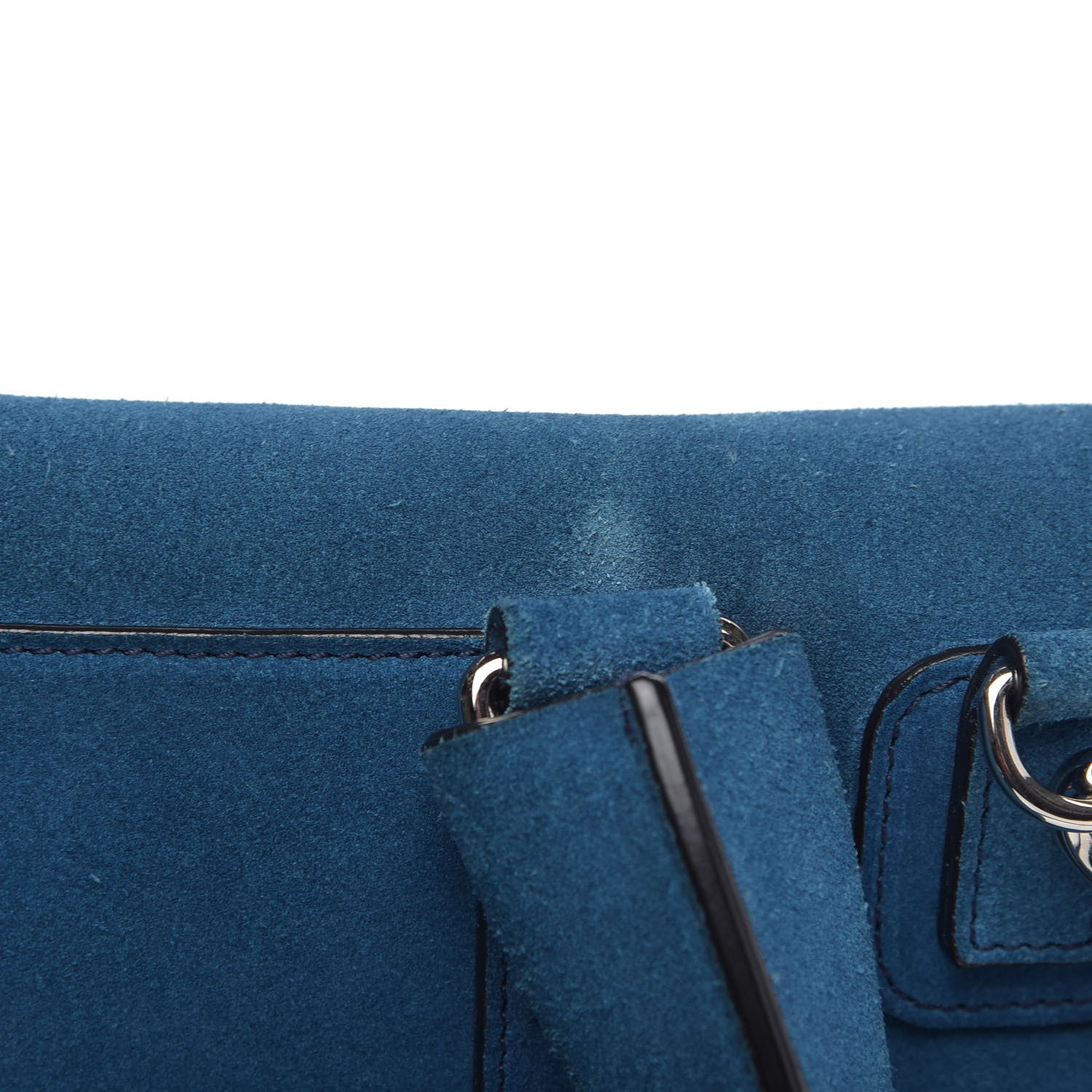 Givenchy Suede Small Pandora Pure Flap Bag Electric Blue 11 of 17
