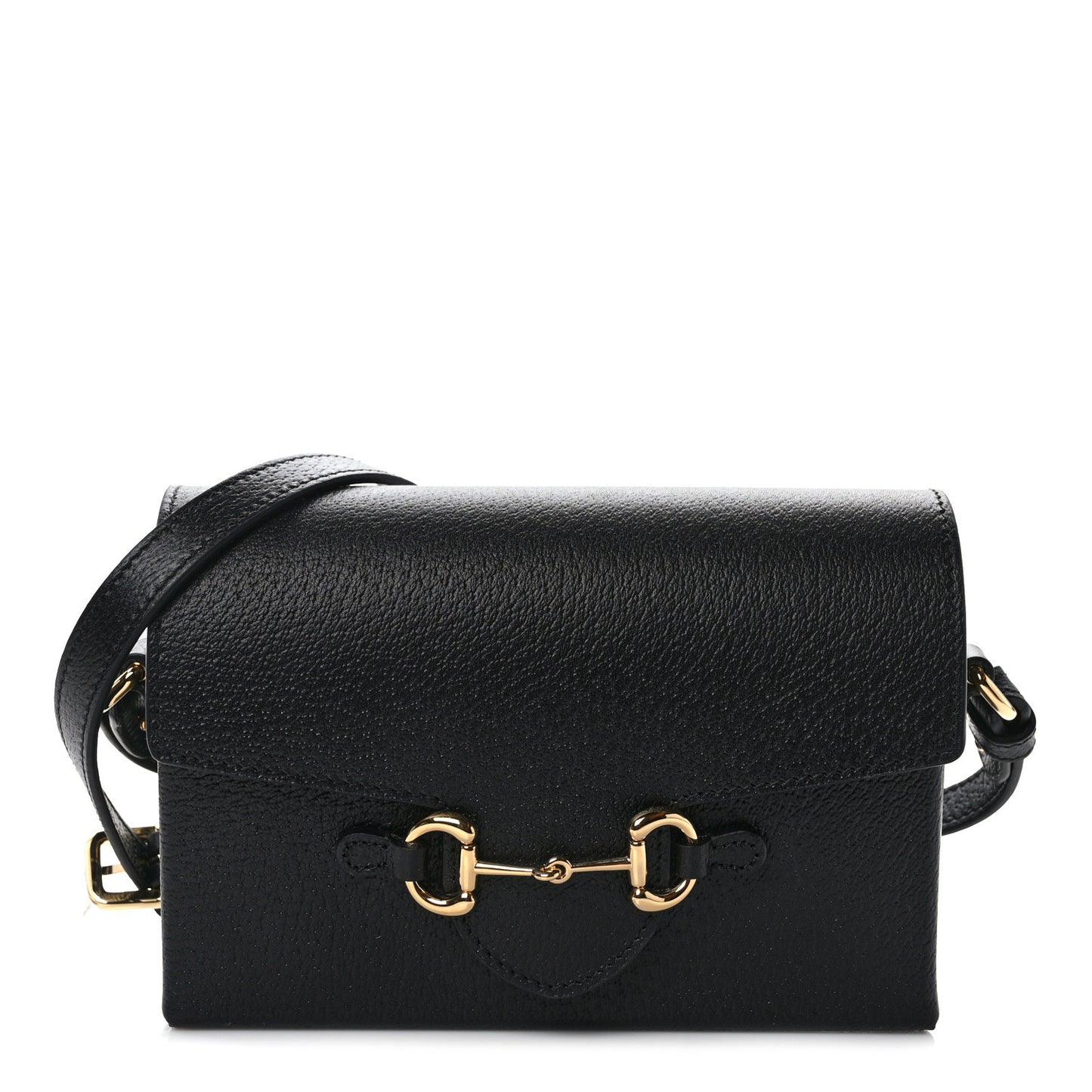 Calfskin Horsebit 1955 Shoulder Bag Black