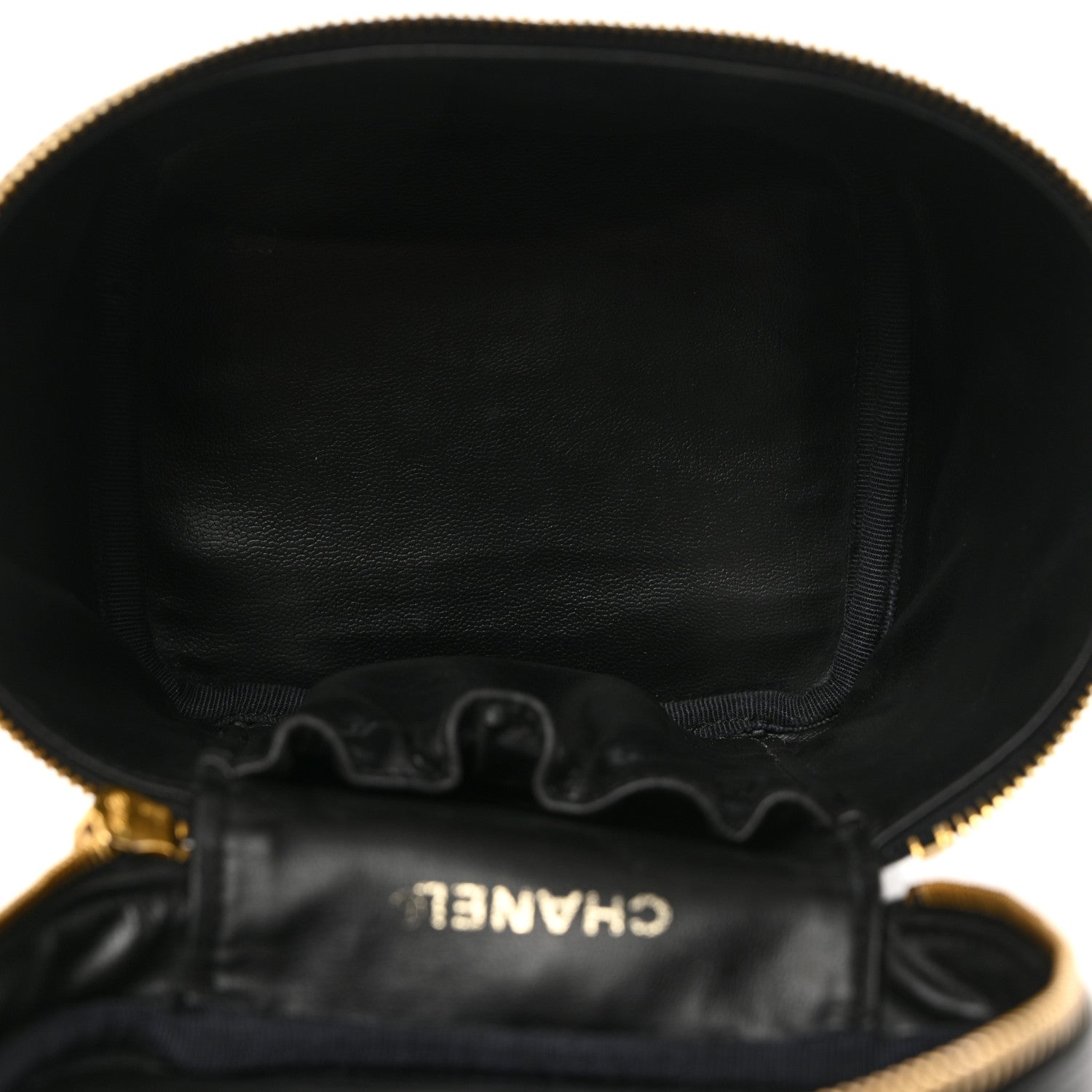 Chanel Caviar Vanity Cosmetic Case Black 5 of 7