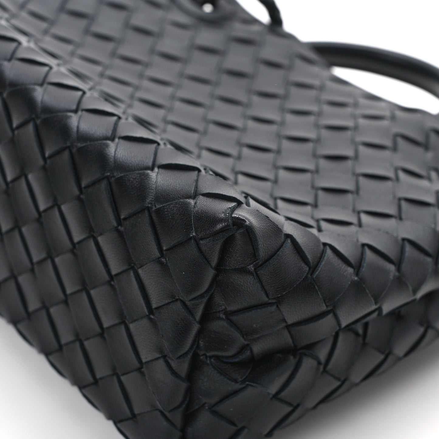 Nappa Intrecciato Small Andiamo Shoulder Bag Black