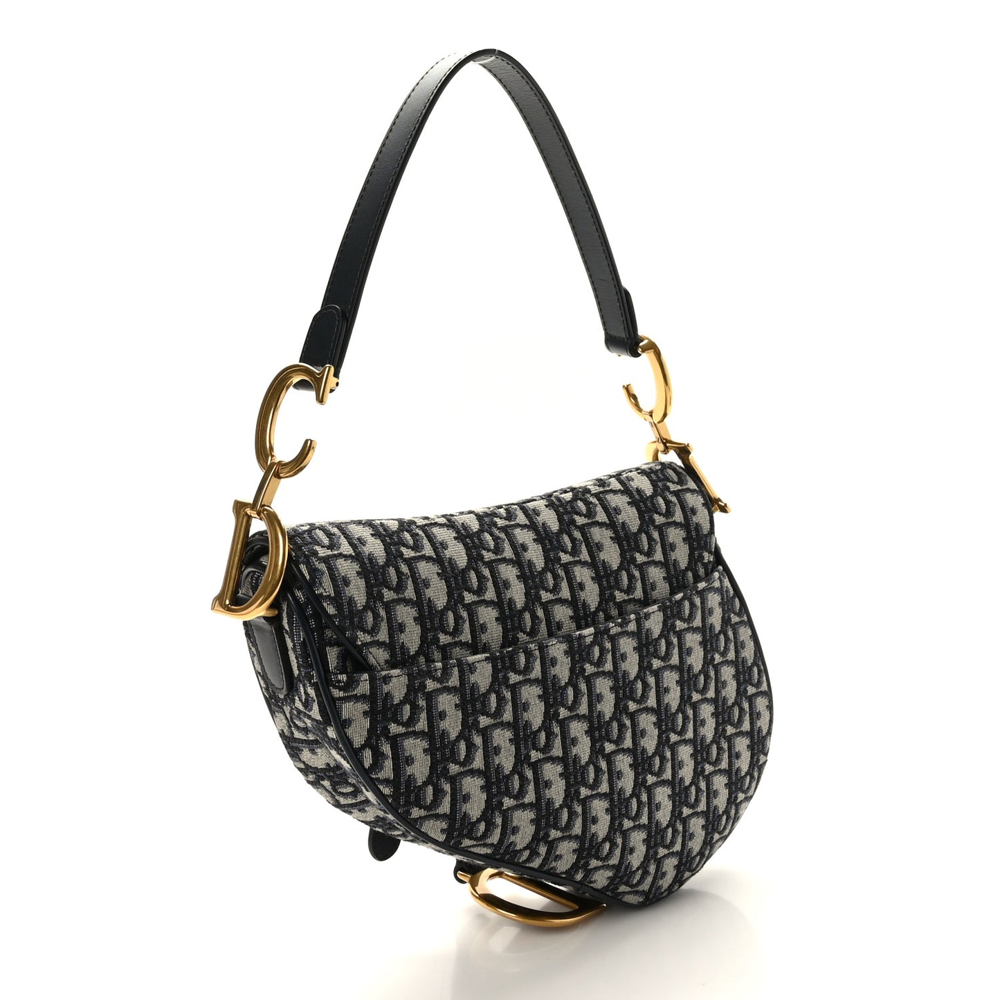 Oblique Saddle Bag Blue
