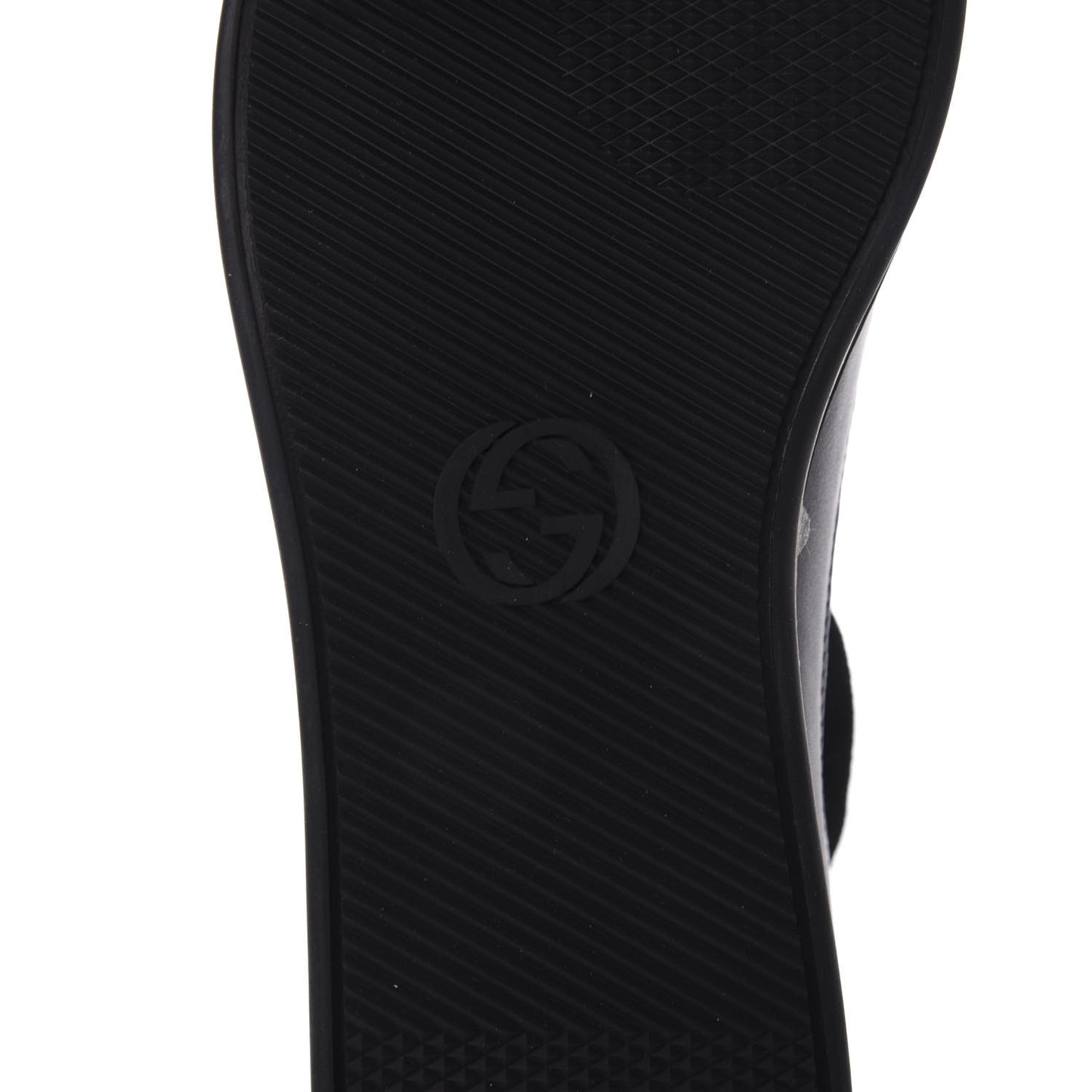 GG Supreme Monogram Mens Low Top Sneakers 9.5 Black