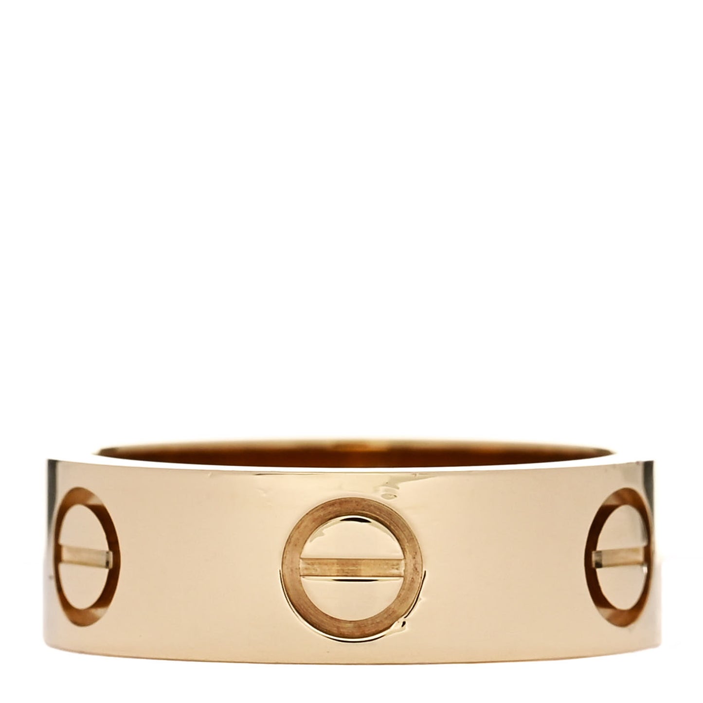 18K Yellow Gold 5.5mm LOVE Ring 48 4.5