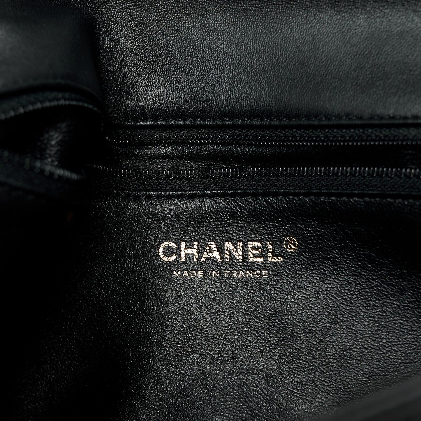 Lambskin Quilted Flap Clutch Black