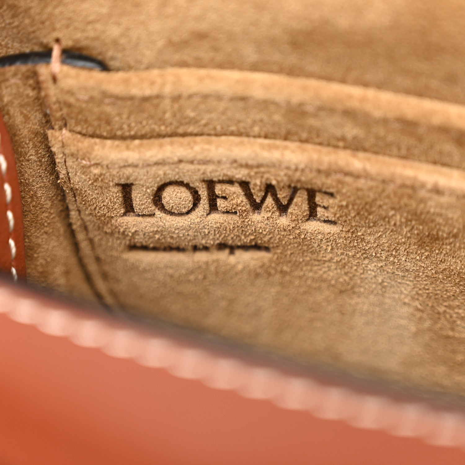 Loewe Calfskin Mini Gate Crossbody Bag Rust 6 of 11