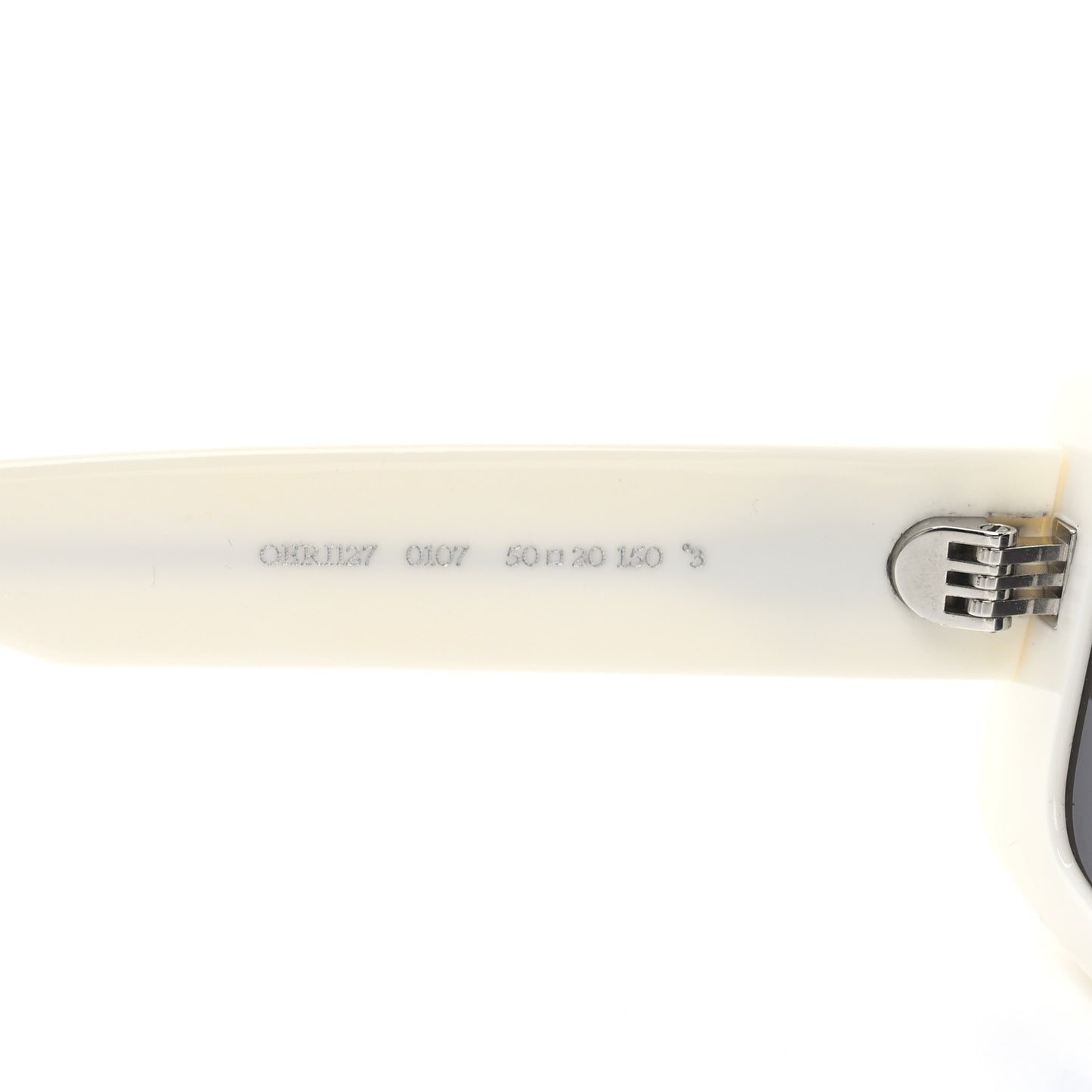 Acetate Arthur Square Sunglasses OBR1127 White