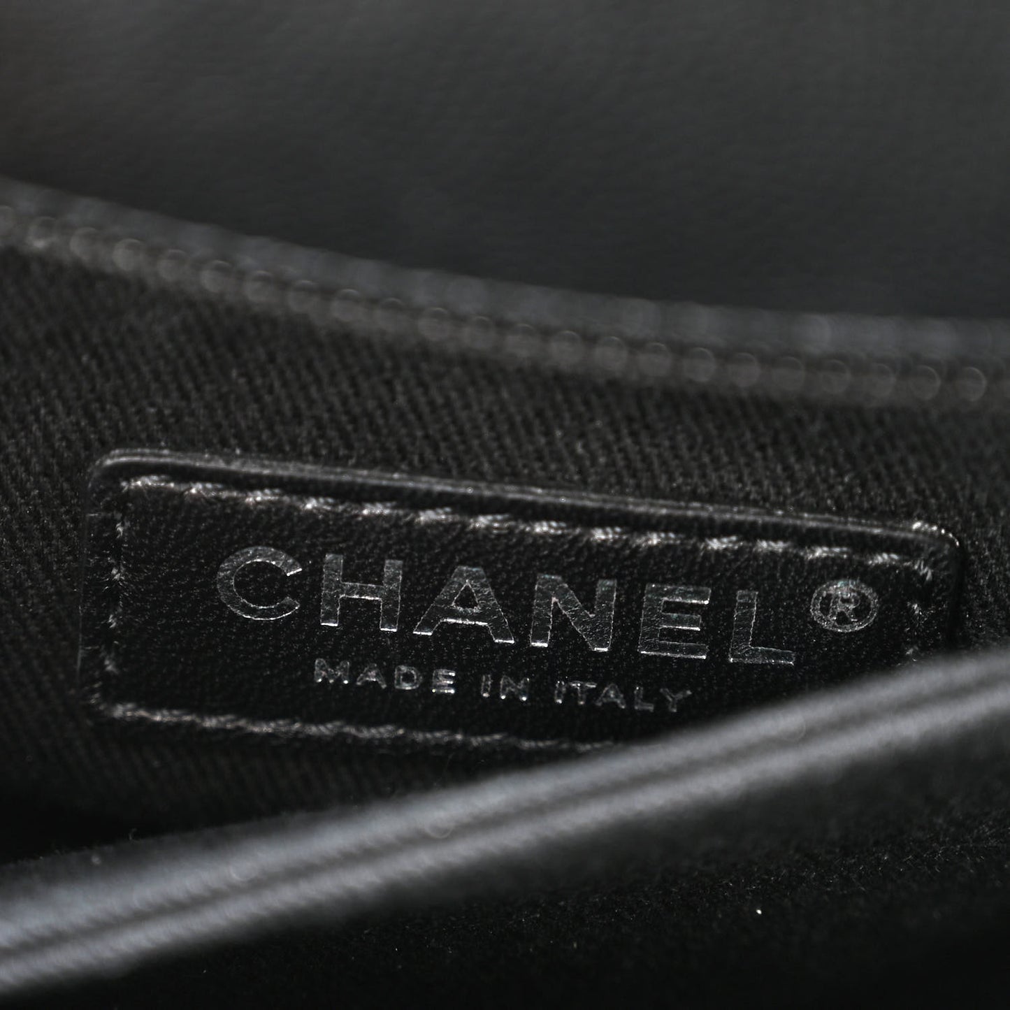 Caviar Chevron Quilted Mini Coco Handle Flap So Black