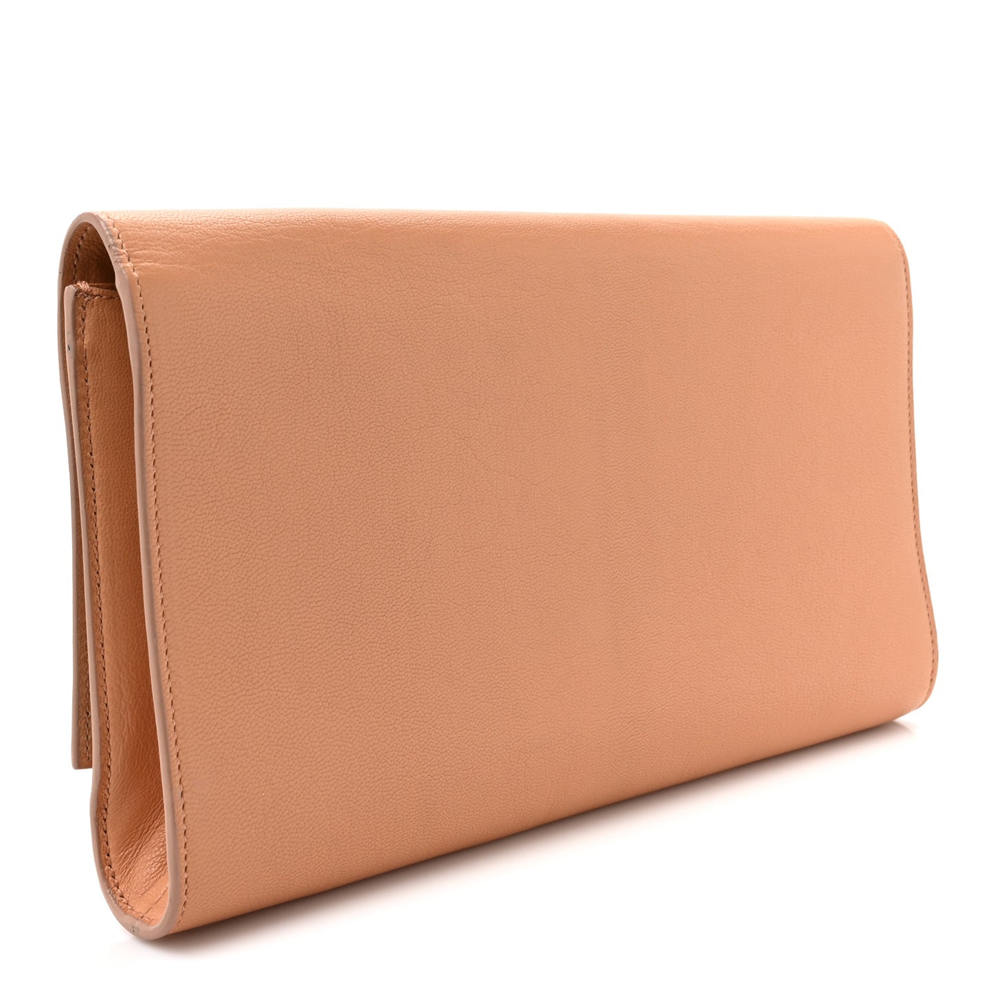 Calfskin Large Belle De Jour Clutch Beige