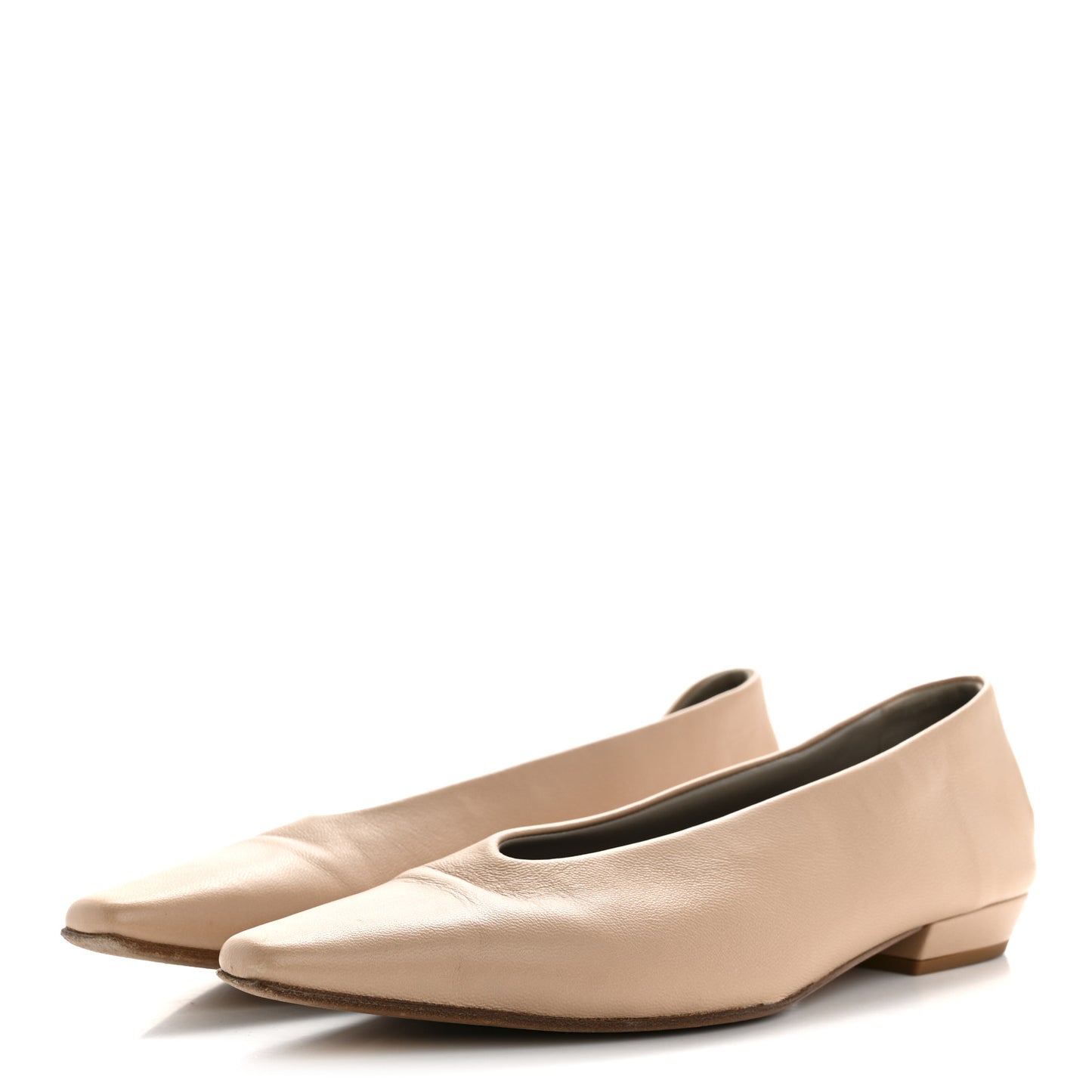 Nappa Dream Almond Ballet Flats 37 Nude