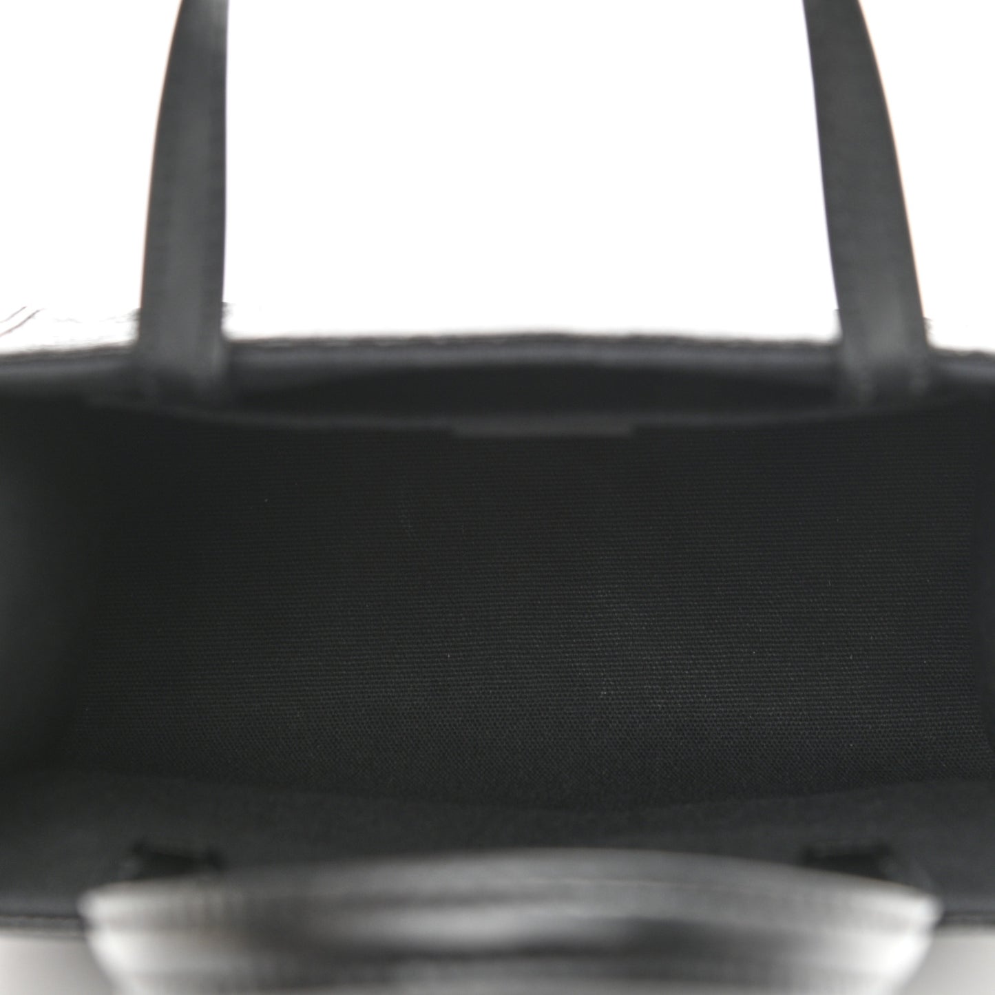 Canvas Mini Bond Shopper 4G Tote Black