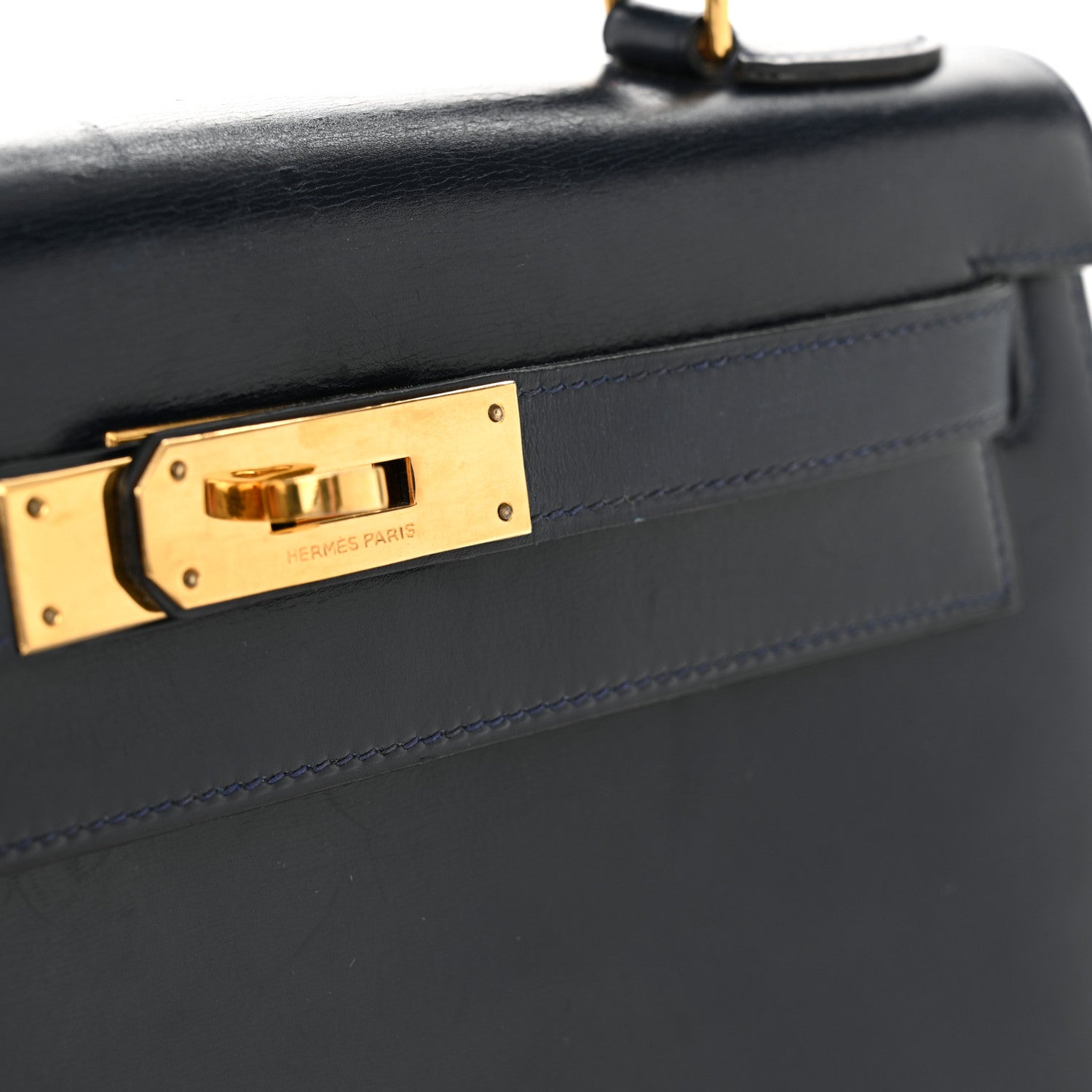 Hermes Box Kelly Sellier 28 Bleu Marine 20 of 22
