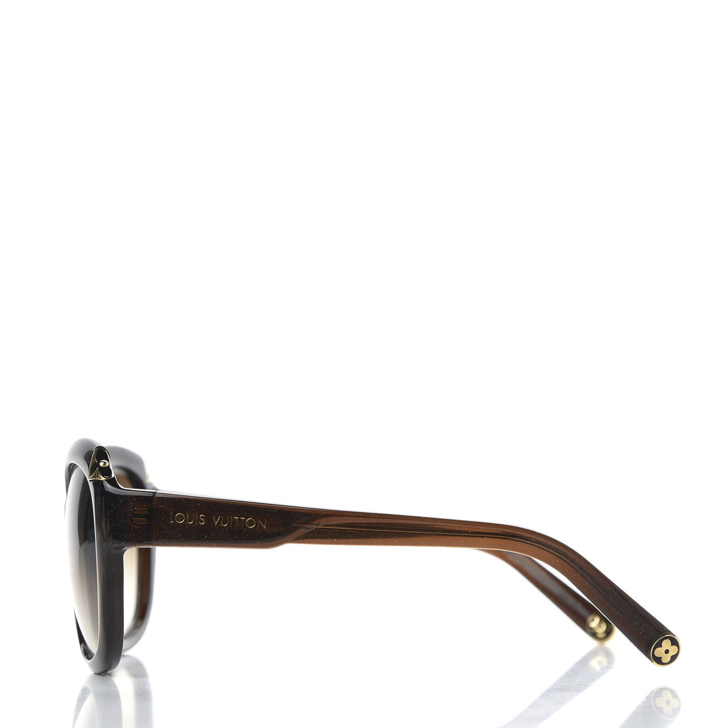 Hortensia Cat Eye Sunglasses Z0486W Brown Glitter