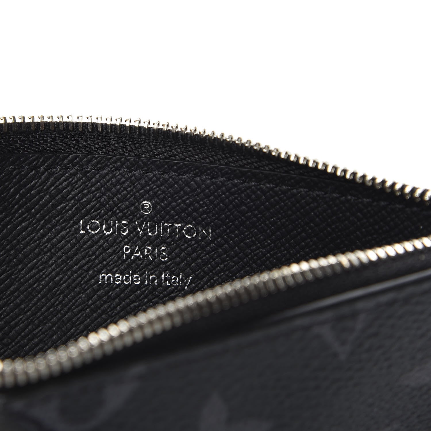 Louis Vuitton Monogram Eclipse Taiga Coin Card Holder 6 of 7