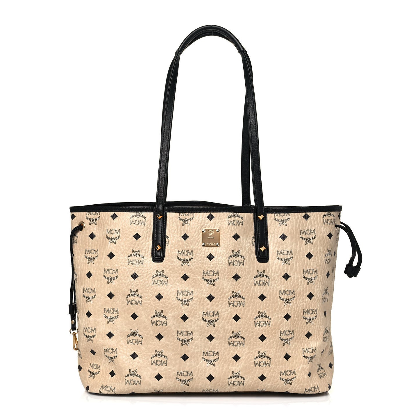 Visetos Large Reversible Shopper Tote Beige