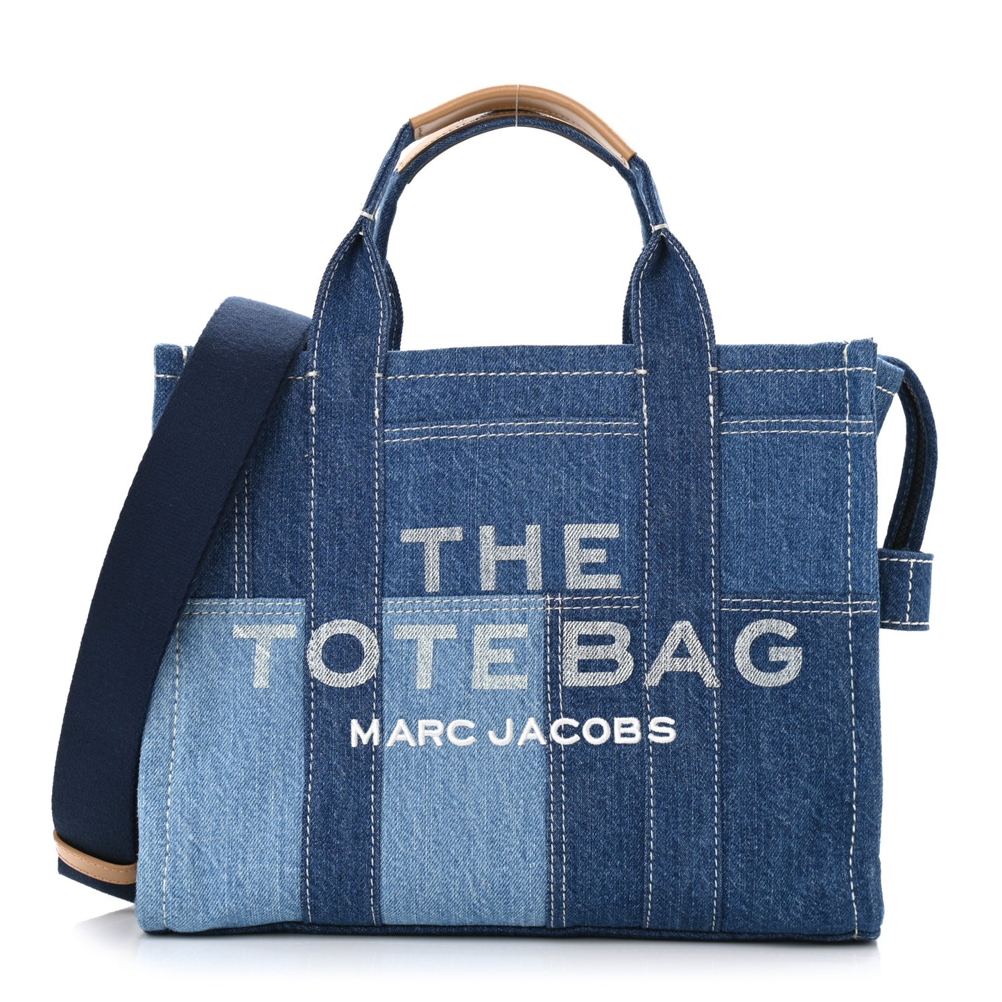 Denim Canvas Medium The Tote Bag Blue