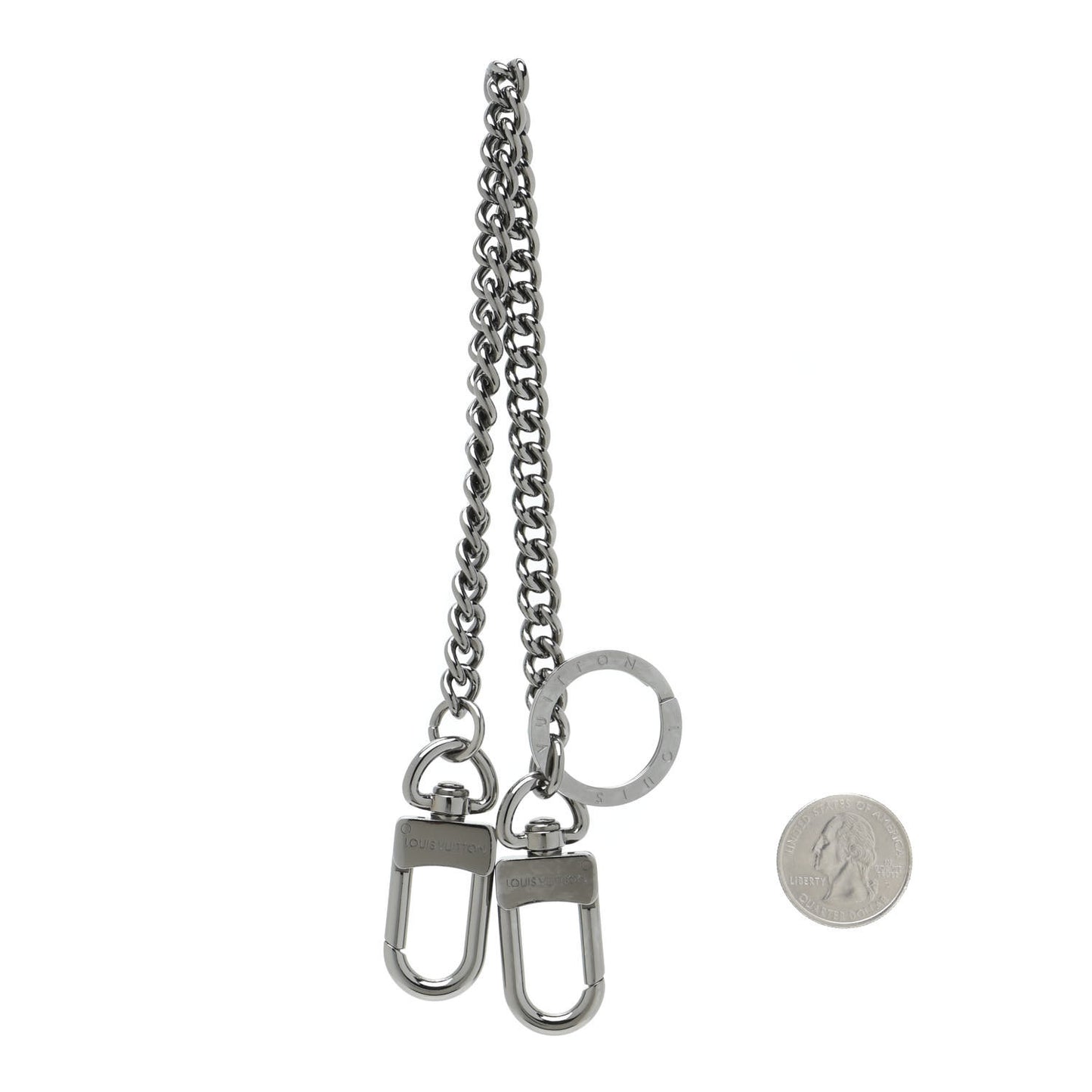 Pochette Extender Key Ring Chain Silver