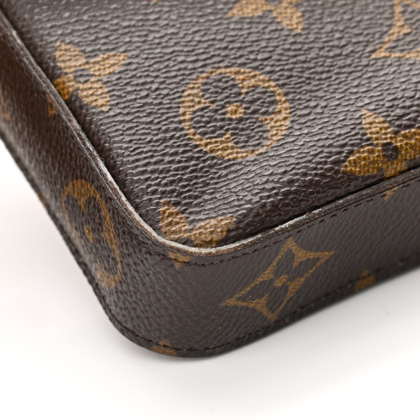 Monogram Pochette Felicie Chain Wallet Fuchsia