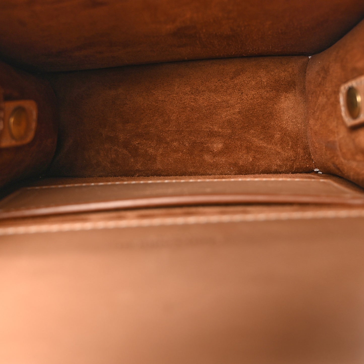 Smooth Calfskin North South Kaia Satchel Vintage Brown