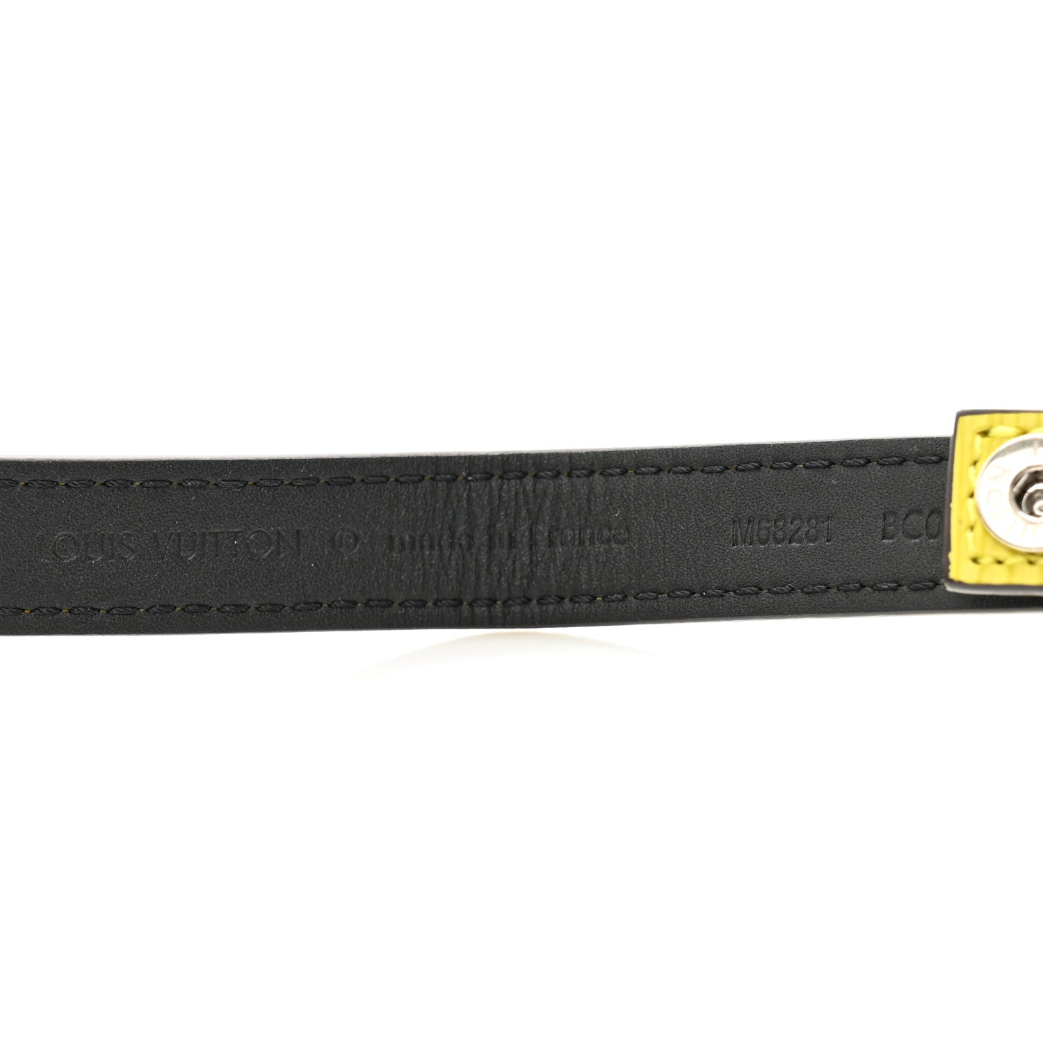 Louis Vuitton Damier Graphite Epi Tab Belt Key Holder Citron 3 of 5