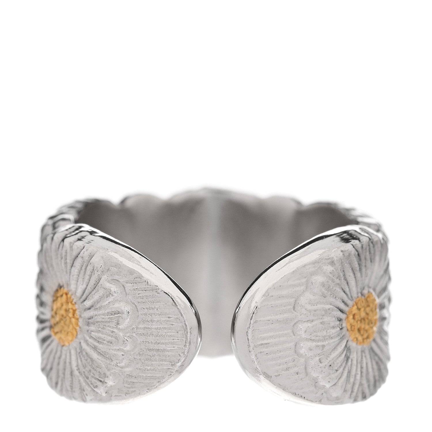 Buccellati Sterling Silver Gold Vermeil Blossoms Daisy Ring 50 5.5 3 of 4
