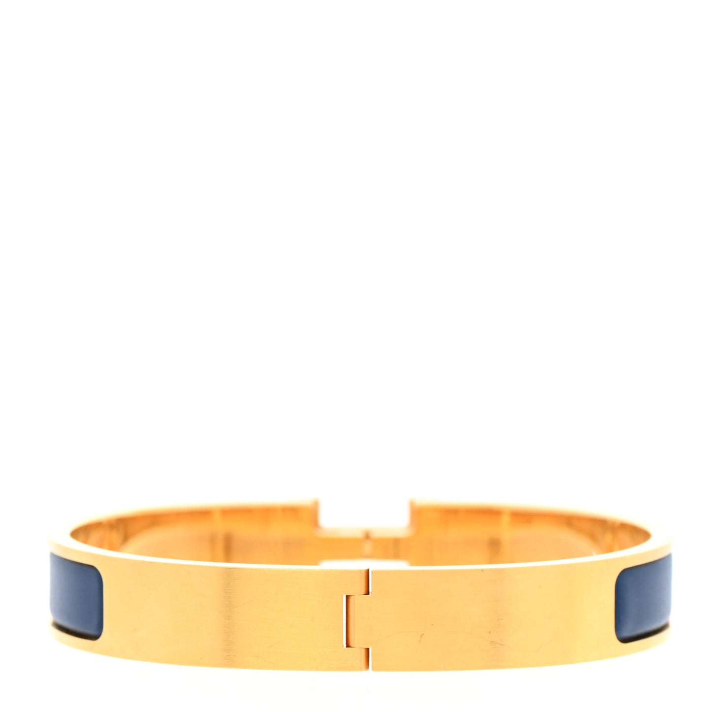 Matte Enamel Narrow Clic Clac HH Bracelet T6 Bleu Biarritz