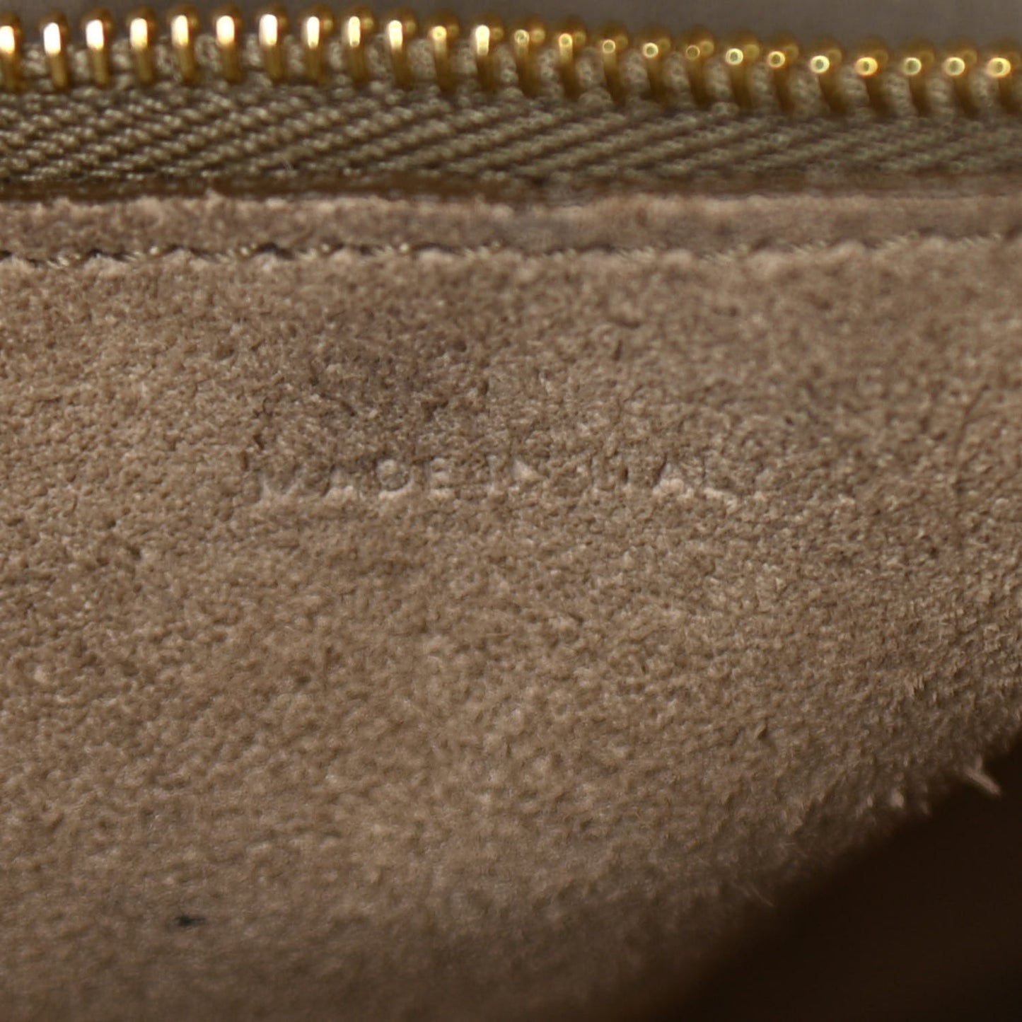 Soft Grained Calfskin Sangle Bucket Bag Taupe