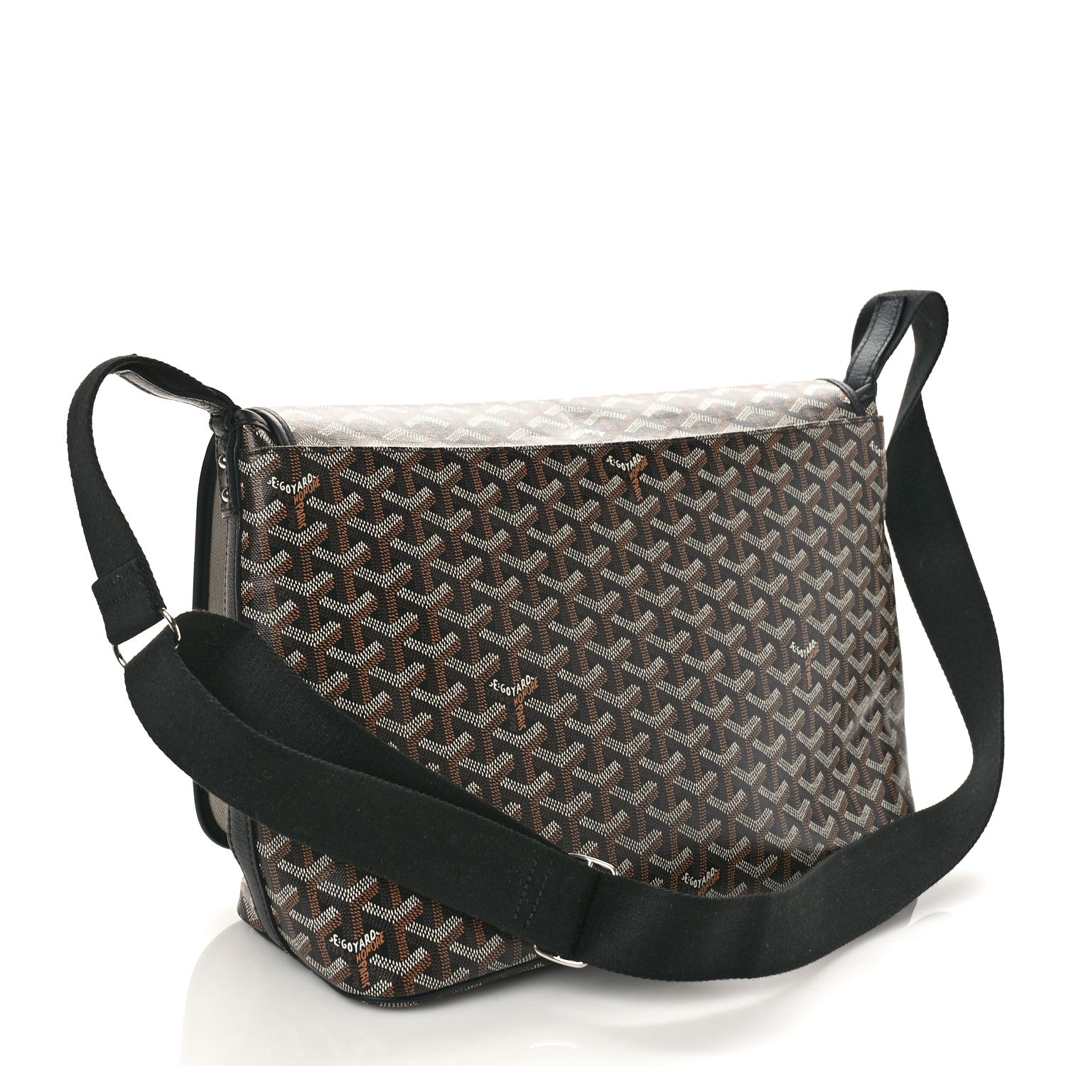 Goyard Goyardine Capetien Messenger Bag Black 3 of 8