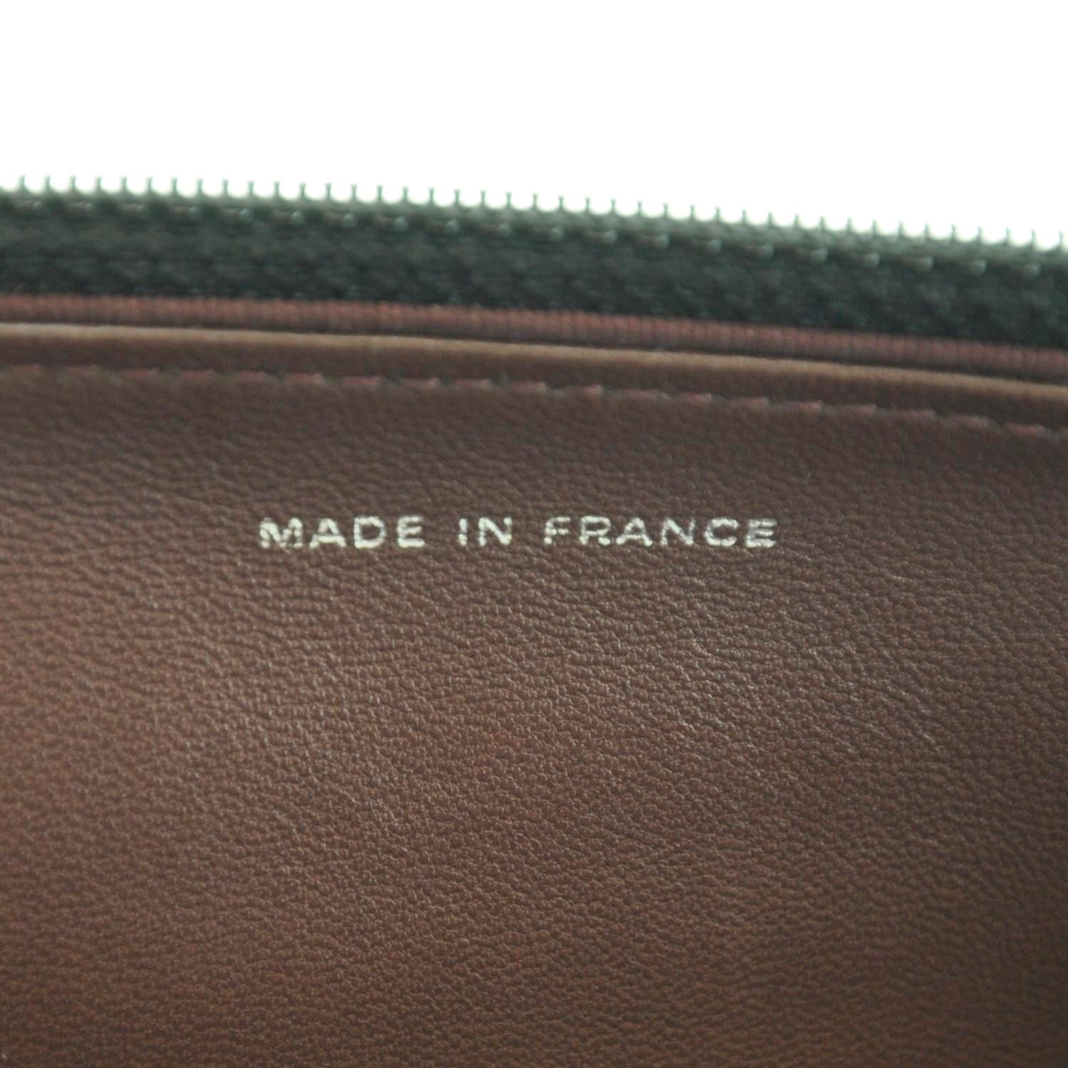 Chanel Lambskin Quilted Wallet On Chain WOC Black 9 of 12