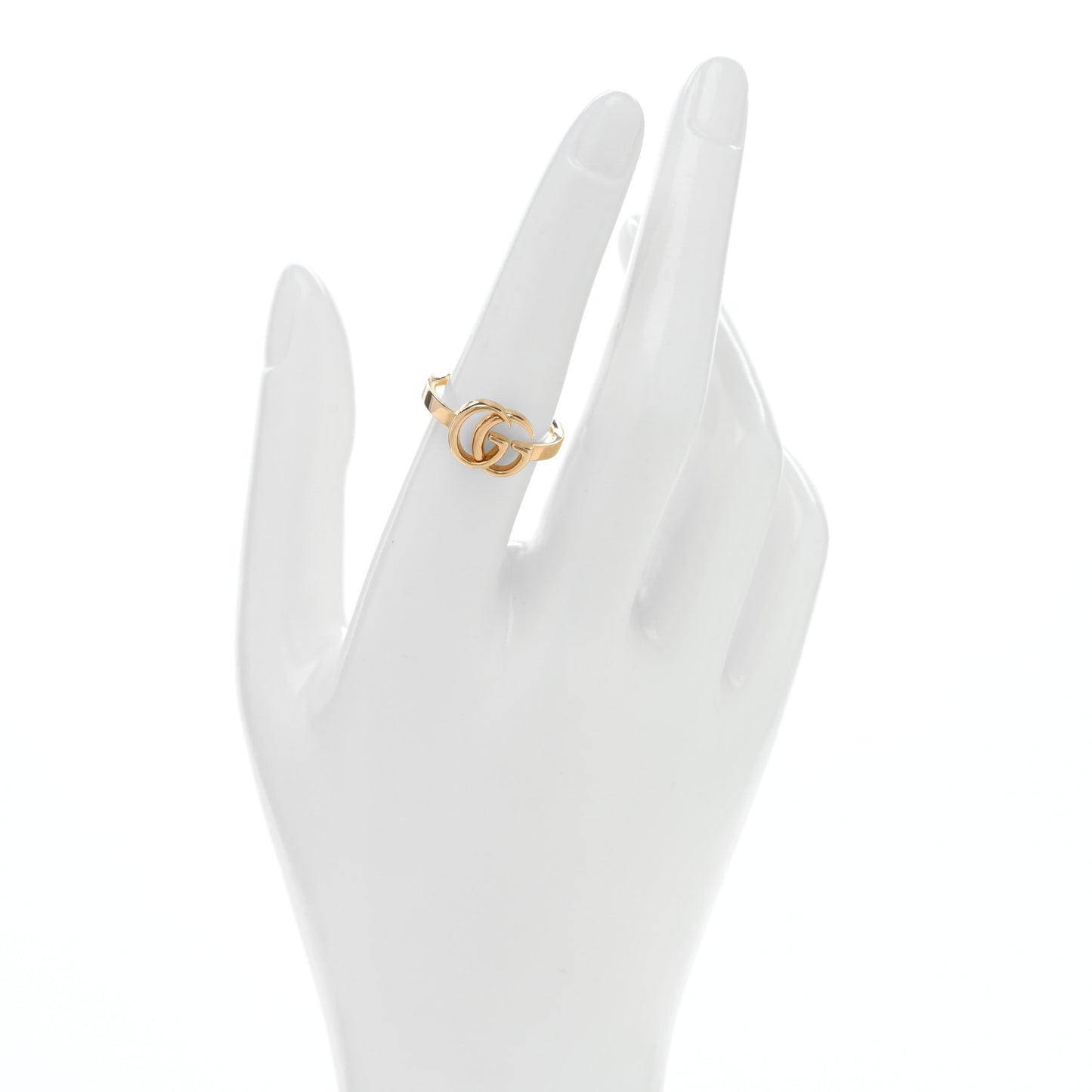 18K Yellow Gold Running GG Ring 54 7