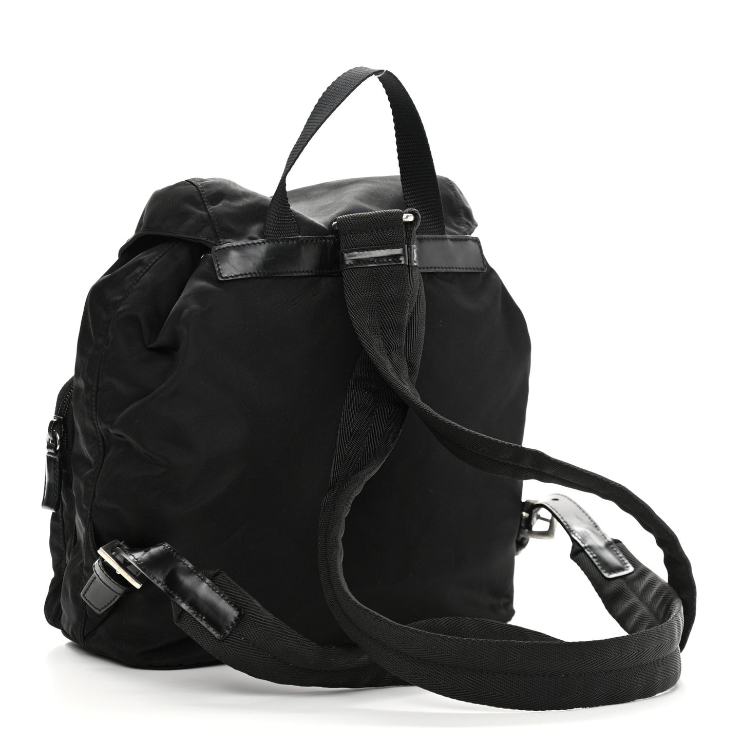 PRADA Tessuto Nylon Small Backpack Black