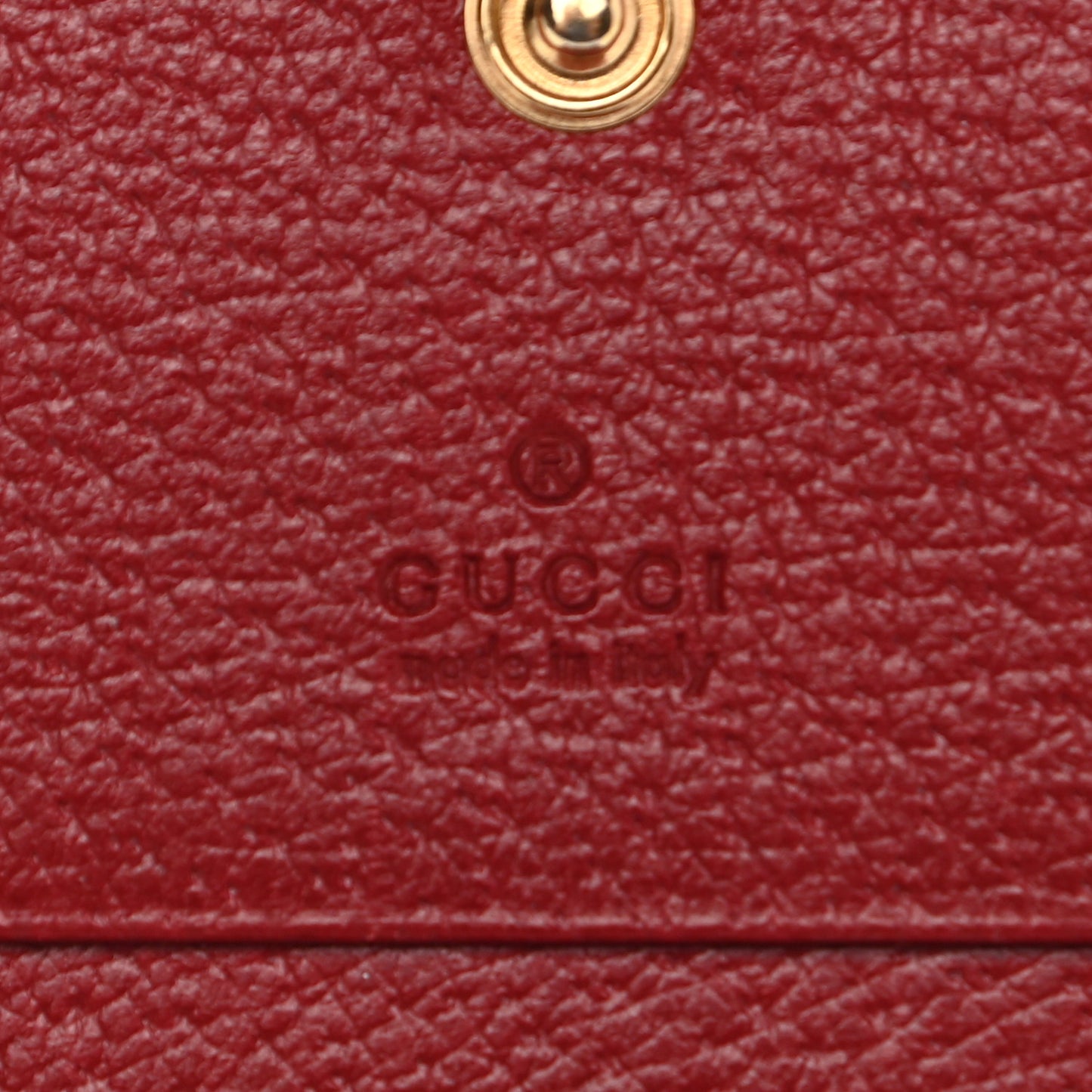 GG Supreme Monogram Tian Card Case Beige Multicolor Red
