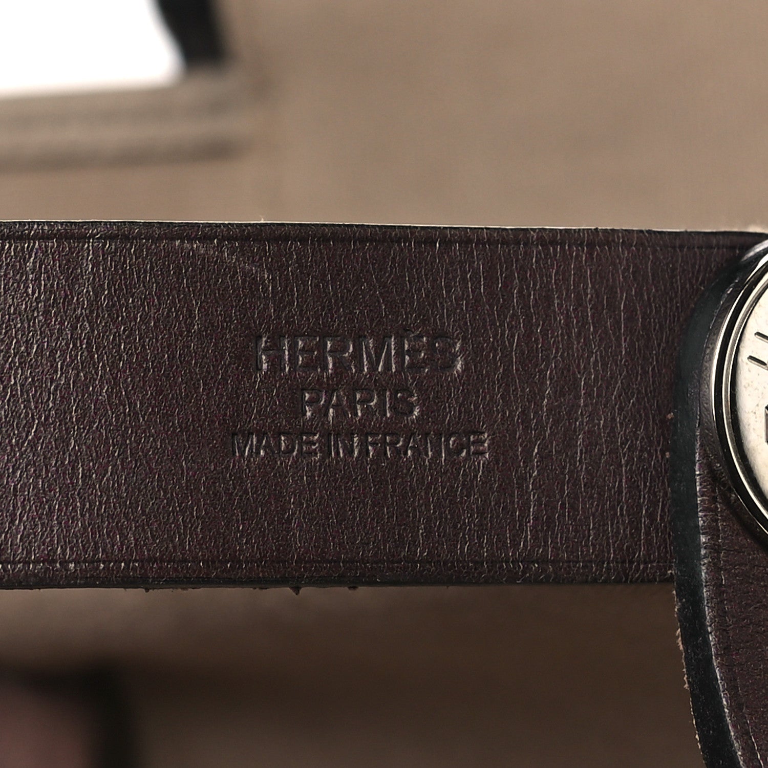 Hermes Toile Cabag 39 Etoupe 6 of 12