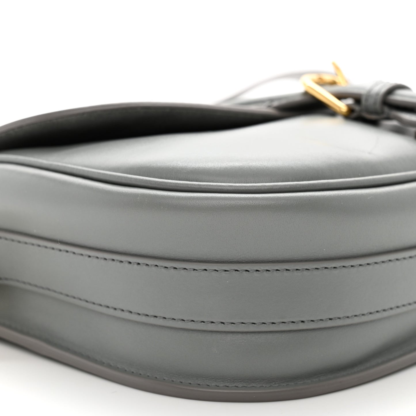 Box Calfskin Medium Bobby Flap Gray