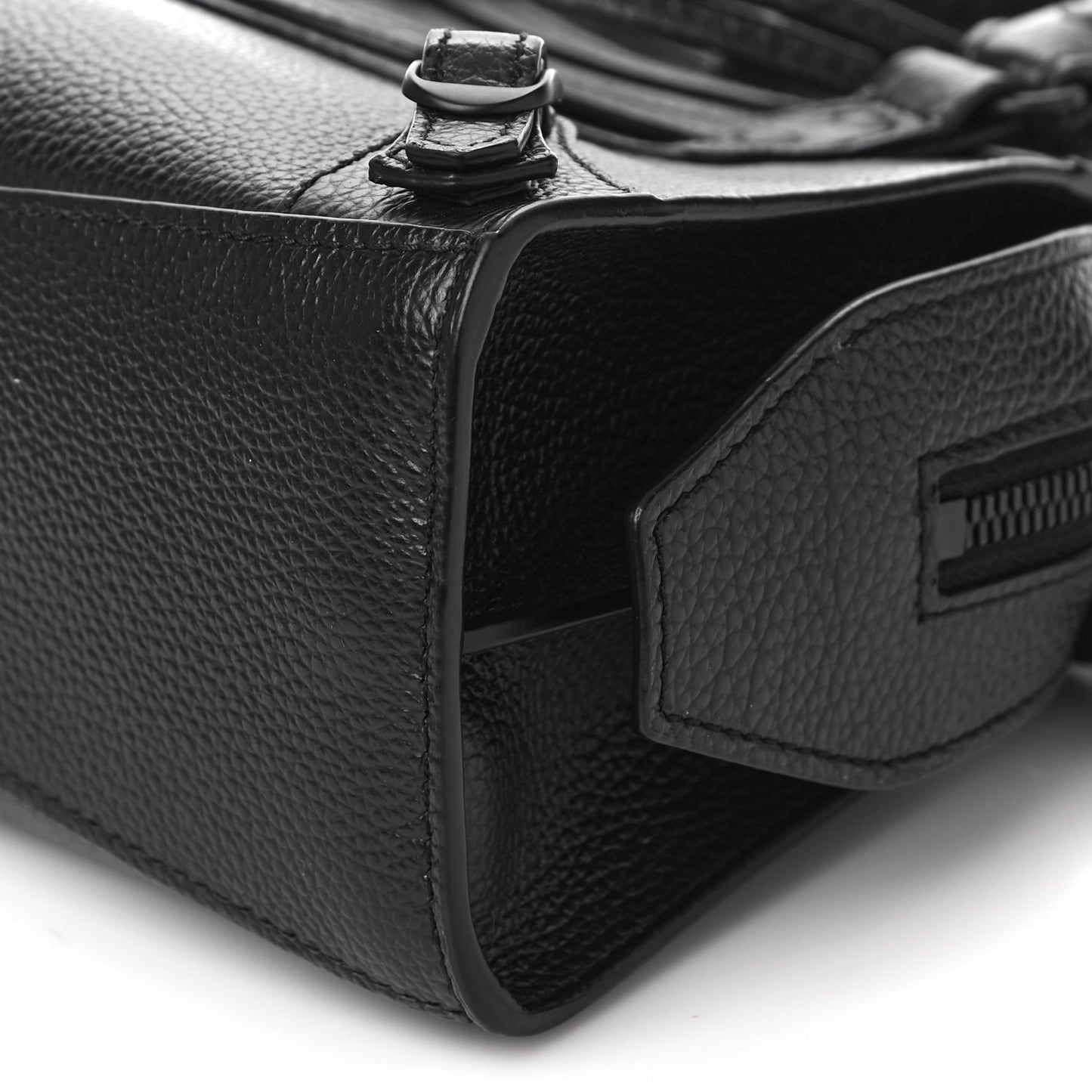 Grained Calfskin Neo Classic Black Hardware Mini City Black