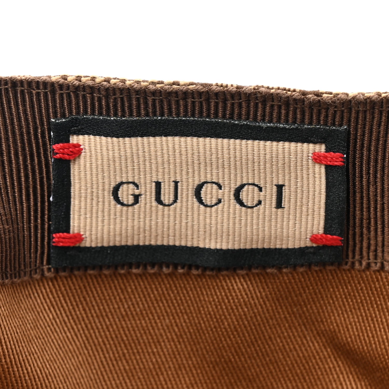 Gucci Monogram Textured Dollar Calfskin Zeno Baseball Hat XXL Beige 8 of 10