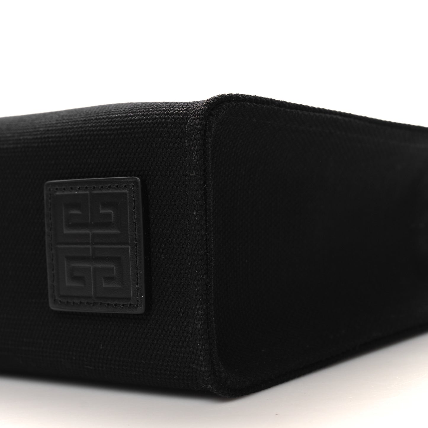 Canvas Mini Bond Shopper Tote Black