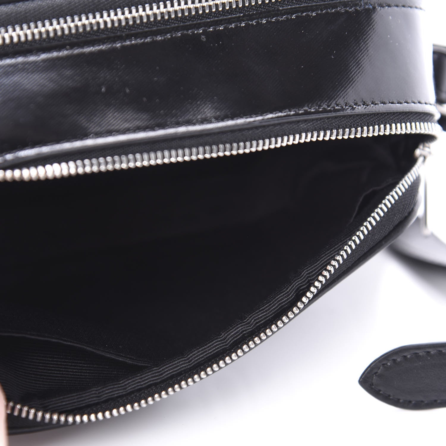 Burberry Coated Canvas Horseferry Print Micro Camera Bag Black 5 of 10