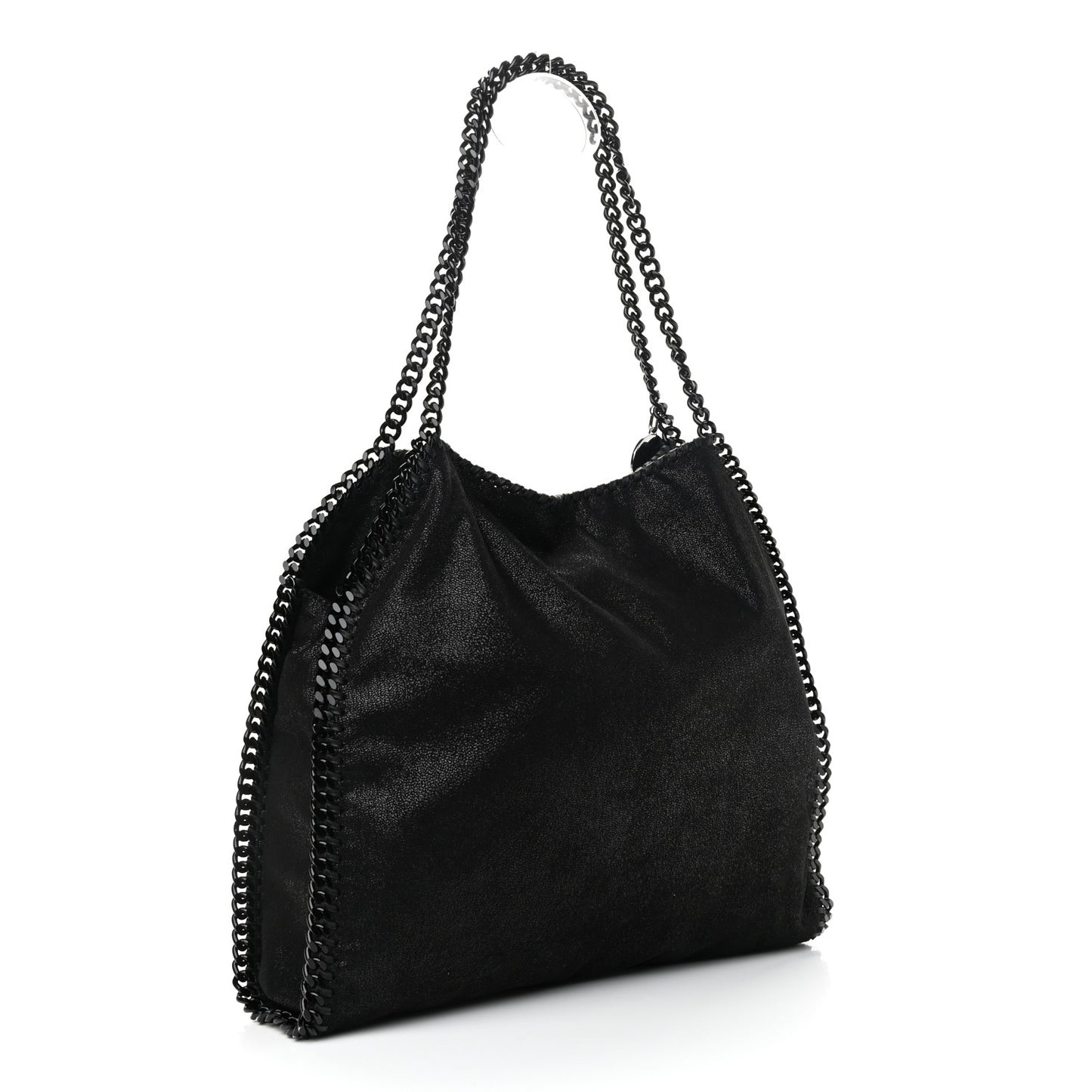 Shaggy Deer Small Falabella Tote Black