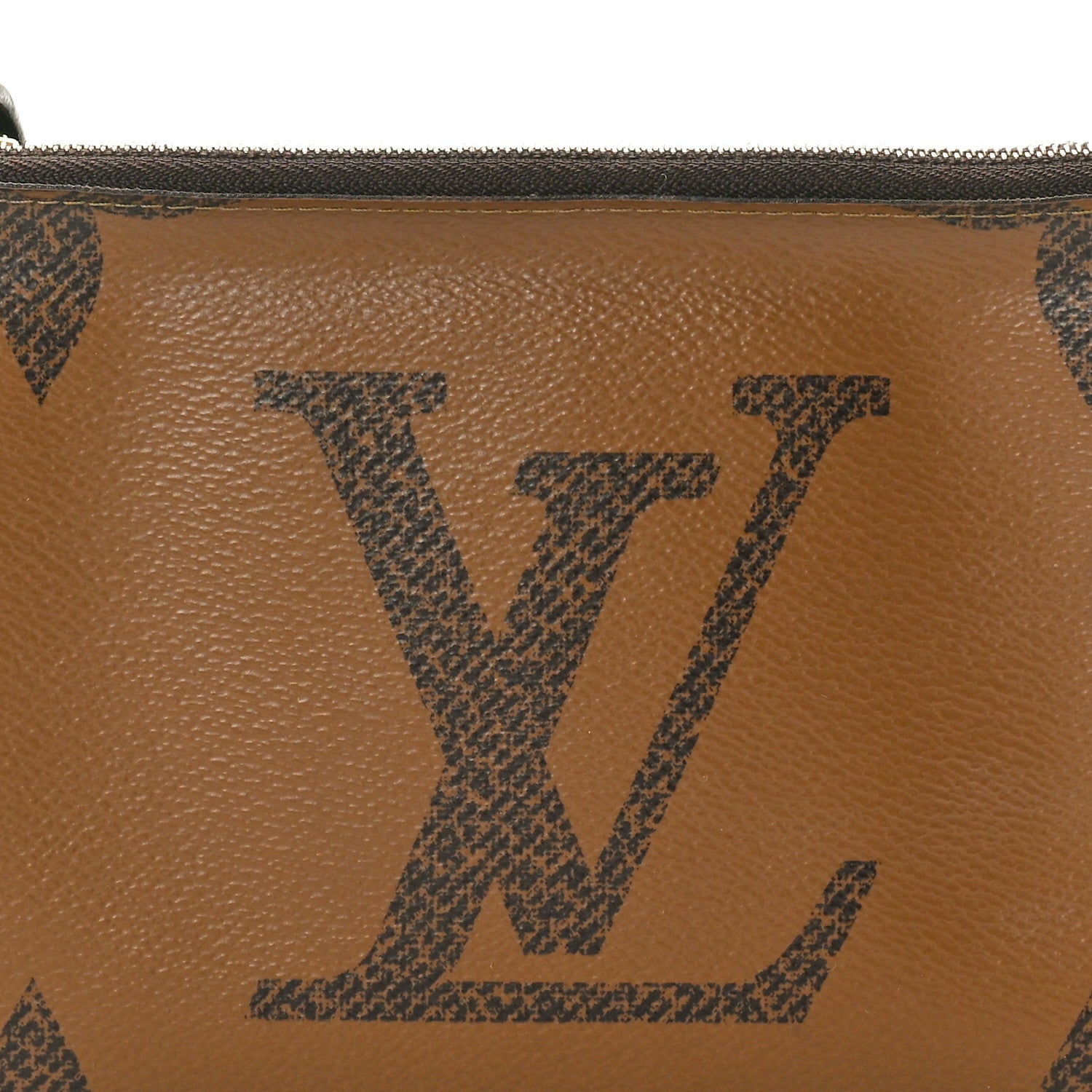 Louis Vuitton Reverse Monogram Giant Double Zip Pochette 7 of 11