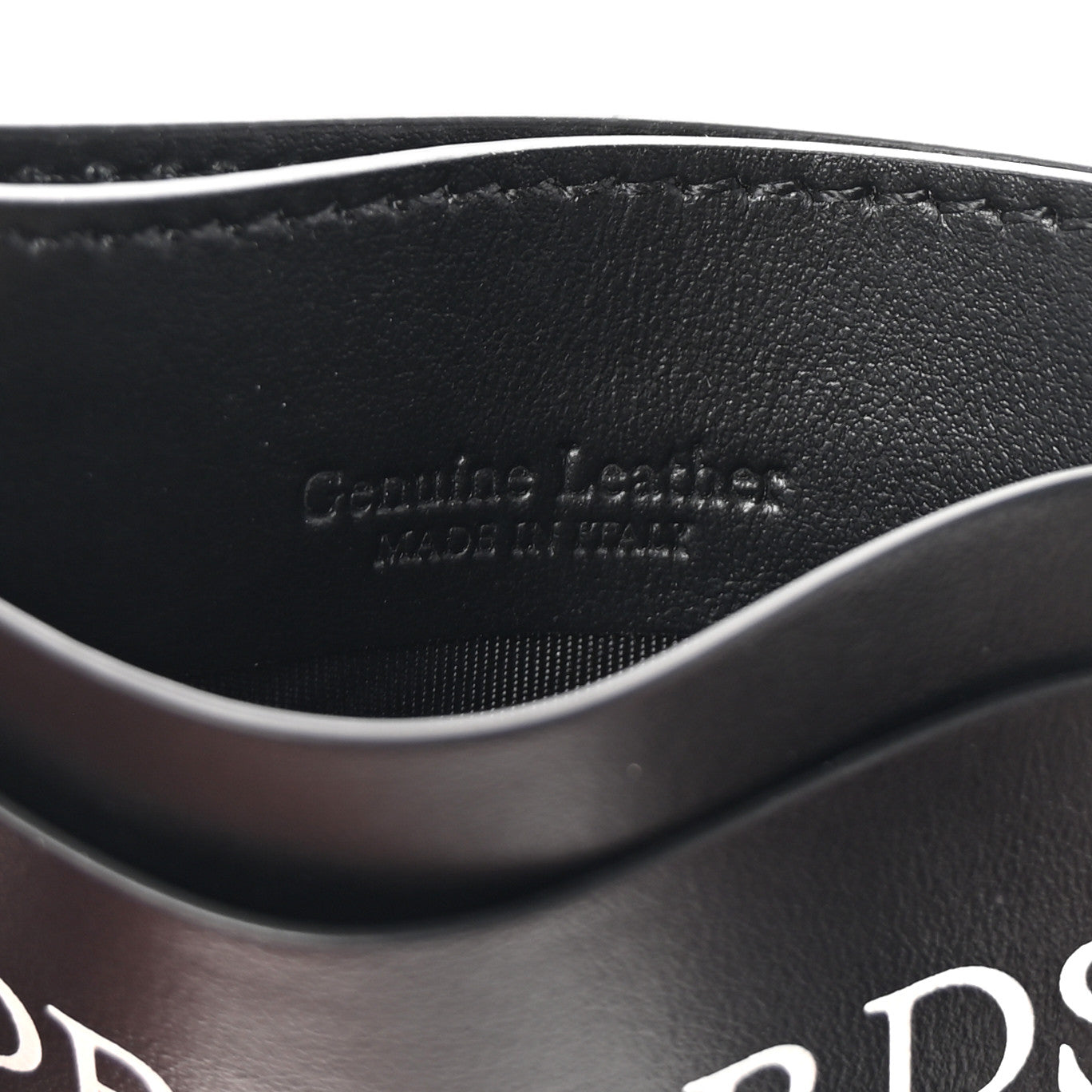 Calfskin For Cards Card Holder Black
