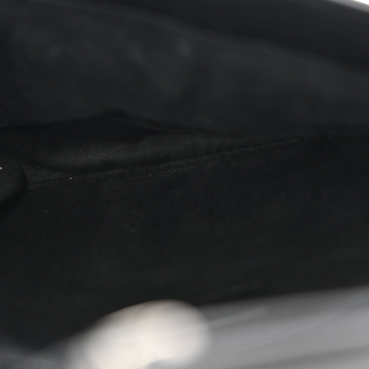Calfskin Y Quilted Monogram Loulou Document Holder Black