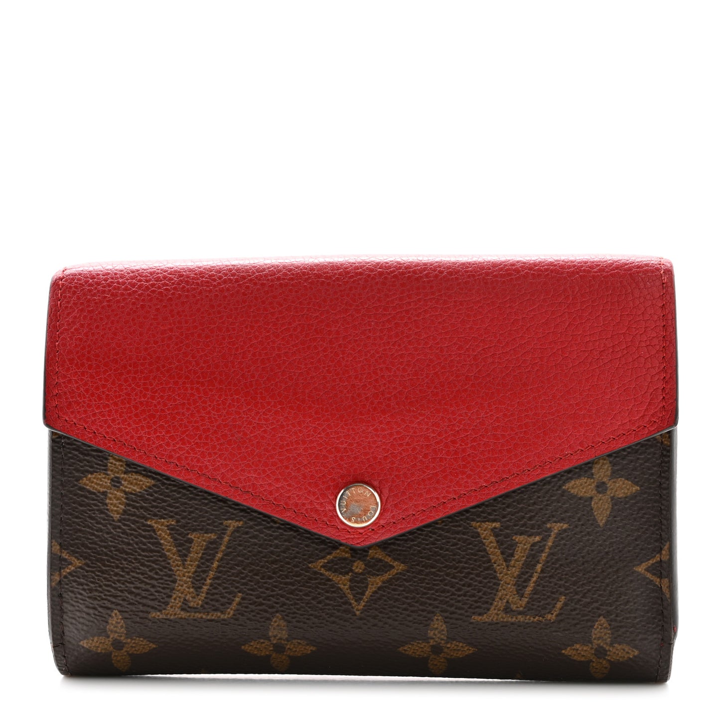 Monogram Pallas Compact Wallet Cherry