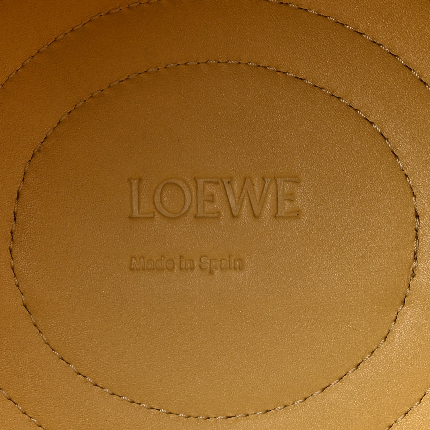 Loewe Shiny Nappa Calfskin Paseo Bag Dark Butter 6 of 10
