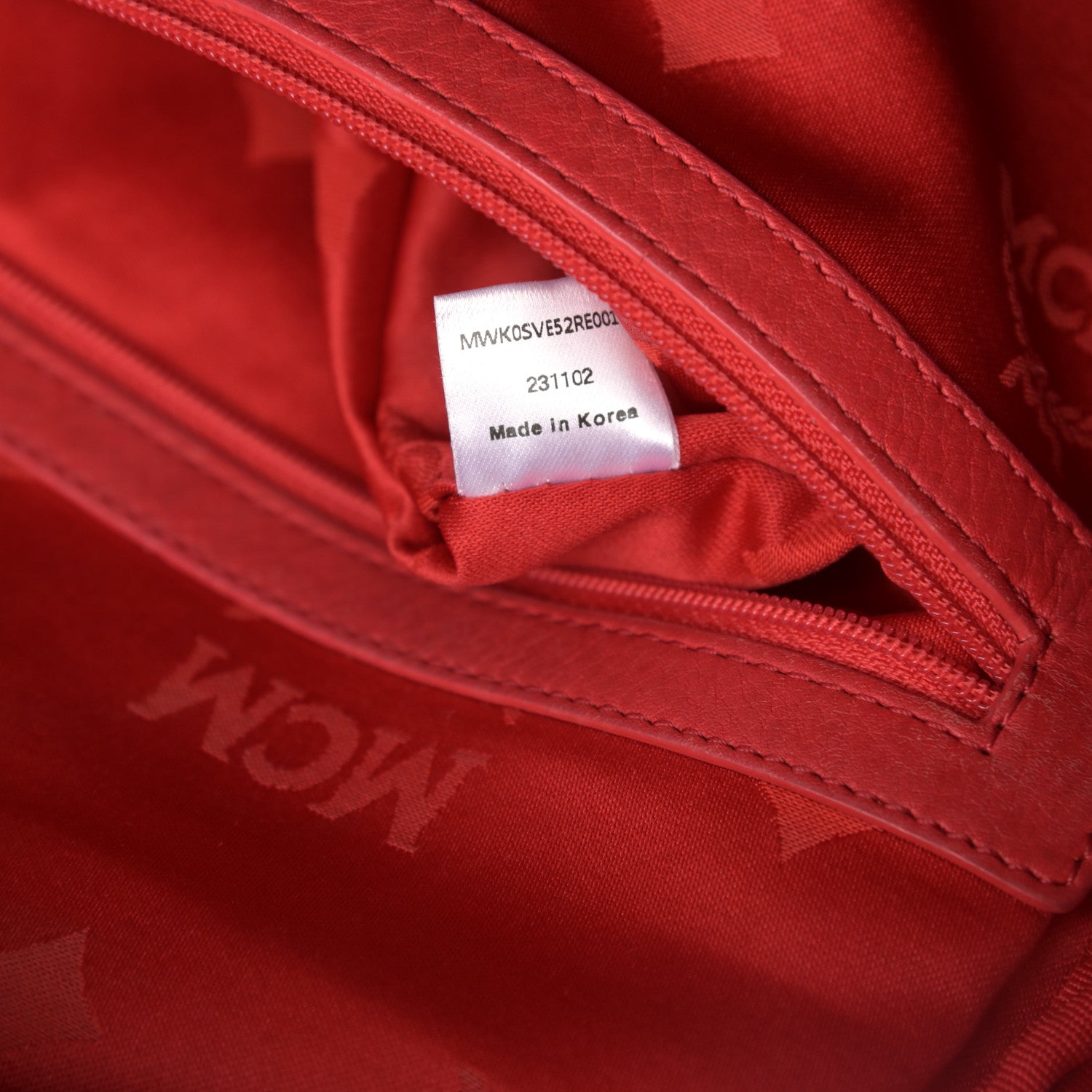 MCM Visetos Medium Sprinkle Stud Stark Backpack Corail 7 of 17