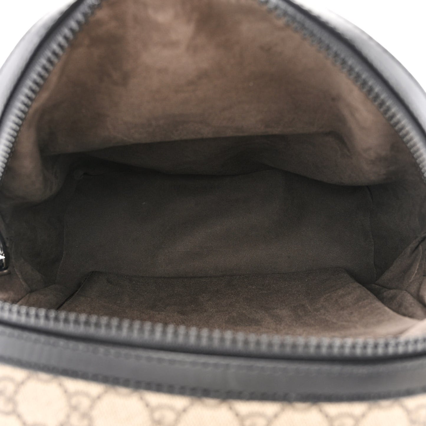 GG Supreme Monogram Medium Backpack Black