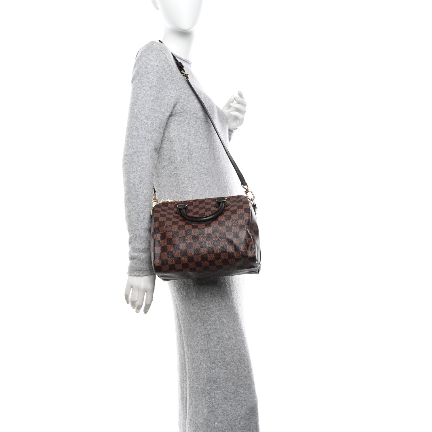 Louis Vuitton Damier Ebene Speedy Bandouliere 25 2 of 10