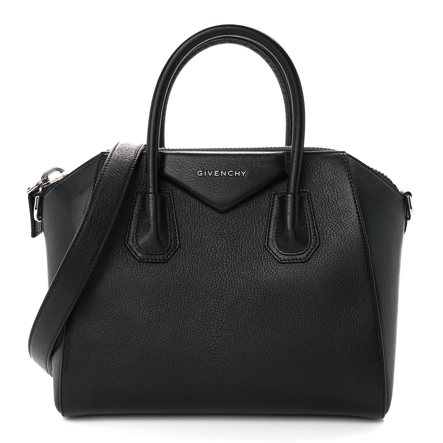 Sugar Goatskin Small Antigona Black