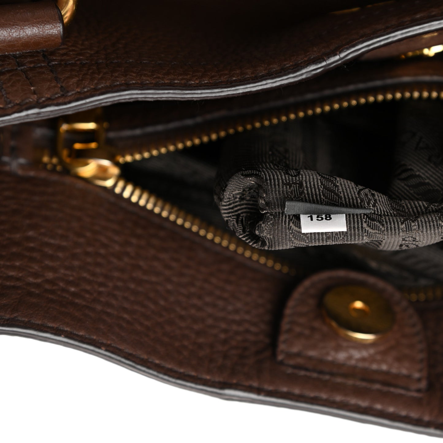 Vitello Daino Shoulder Bag Bruciato