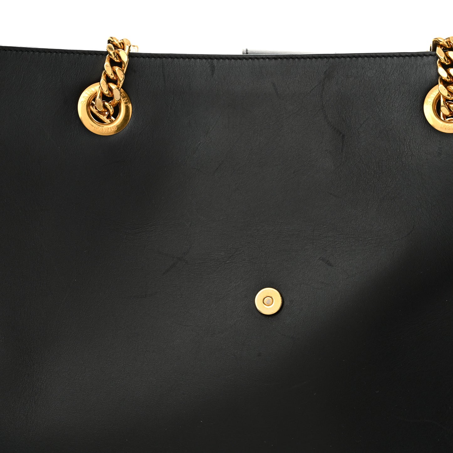 Soft Calfskin Monogram Cassandre Shopper Black