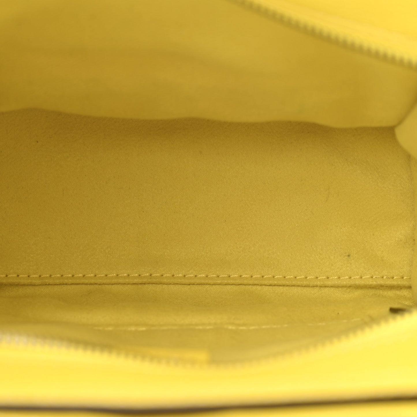 Drummed Calfskin Nano Luggage Citron